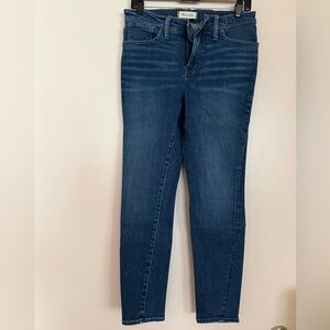Madewell Dark Wash Skinny Jeans